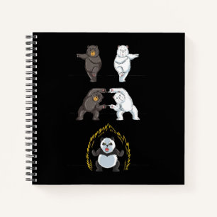 Carnet Funny Panda mignonne Amoureux des animaux de l'our