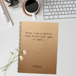 Carnet Funny Personalized Notes Office Meeting<br><div class="desc">Funny Personalized Notes Office Meeting Notebook features the text "Notes from a meeting that should have been and email" with your personalized name below on a gender neutral rustic craft paper background. Personalize by editing the text in the text box provided. Designed for you by ©Evco Studio www.zazzle.com/store/evcostudio</div>