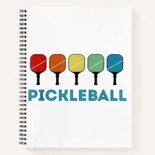 Carnet Funny Pickleball Retro Vintage