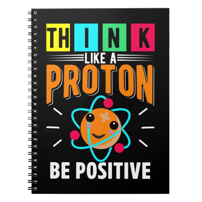 Carnet Funny Proton Humour Physicist Science (Devant)