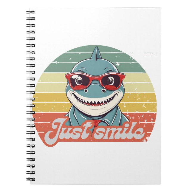 Carnet Funny requin invitation vous sourire (Devant)