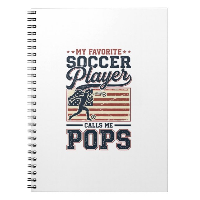 Carnet Funny Soccer Pops Vintage Engraving Shirt Design_1 (Devant)