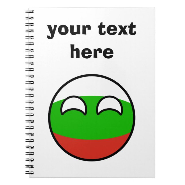 Carnet Funny Trending Geeky Bulgarie Camptryball (Devant)
