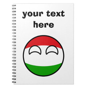 Carnet Funny Trending Geeky Hungary Countryball