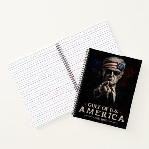 Carnet Funny Trump Golfe Des USA Amérique 2025 4 juillet
