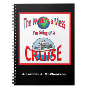 Carnet Funny Worlings a Mess Personalized Cruise