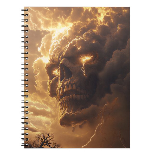 Carnet Fureur de la Tête de Mort de l'Orage (Devant)