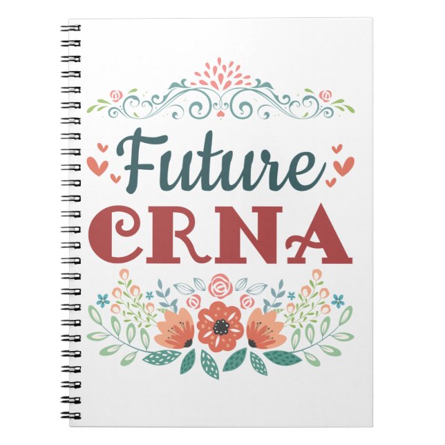 Carnet Futur anesthésiste infirmier CRNA (Devant)