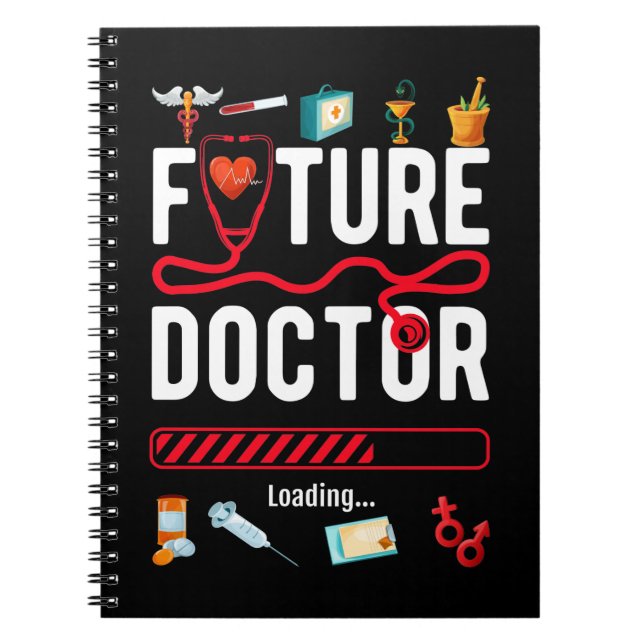 Carnet Future Doctor Students Funny Physician (Devant)