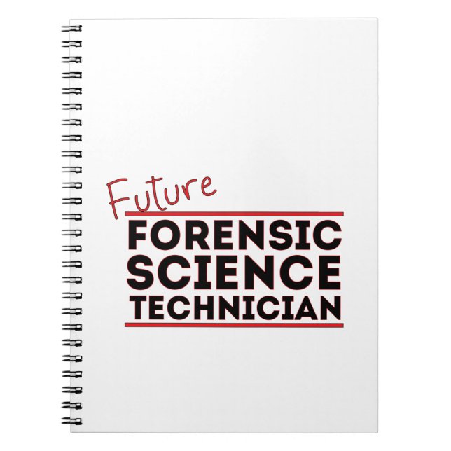 Carnet Future Forensic Science Technician (Devant)