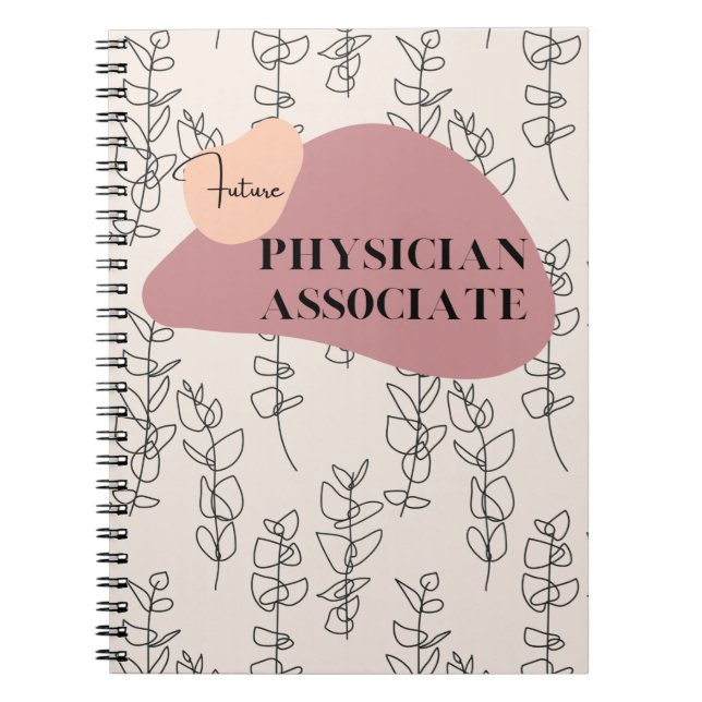 Carnet Future Physician Associate Modern Notebook Gift (Devant)