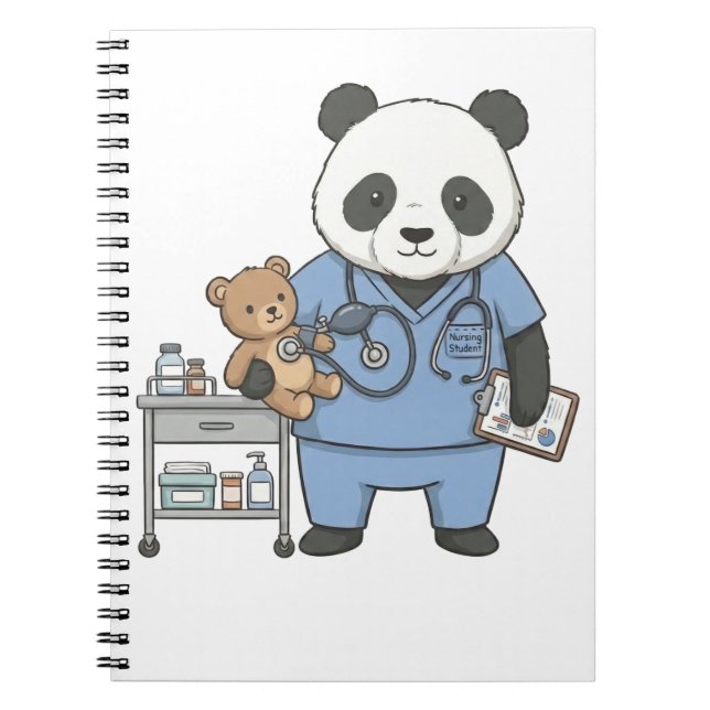 Carnet Future RN Panda: Adorable Medical Student  (Devant)