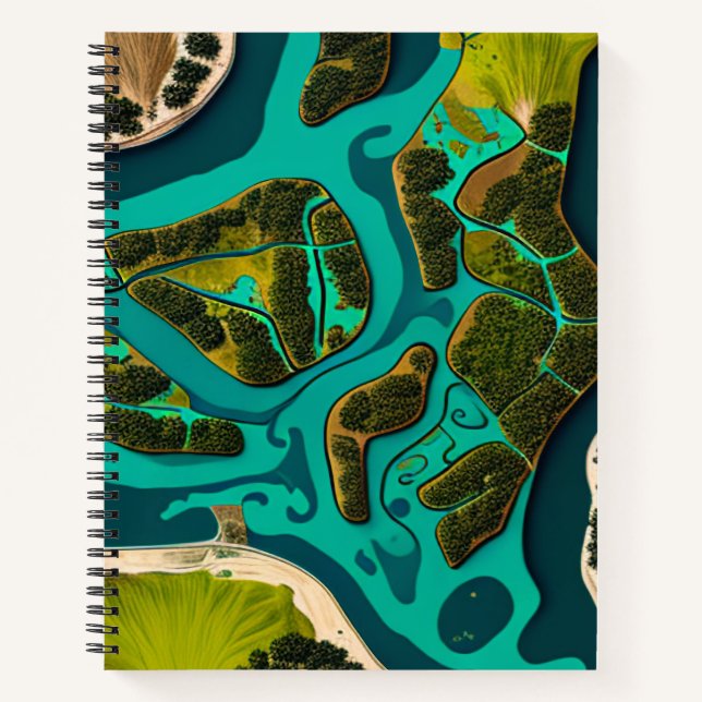 Carnet Futuristic Marshlands (Devant)