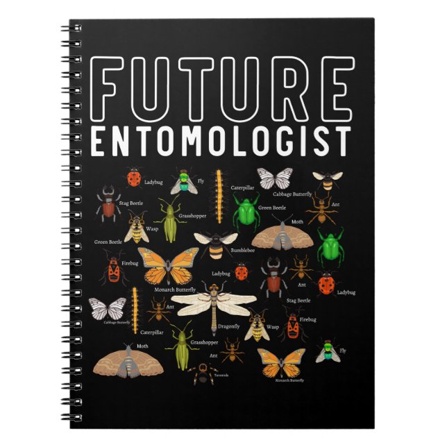 Carnet Futurs Entomologistes Garçons Filles Insectes Type (Devant)