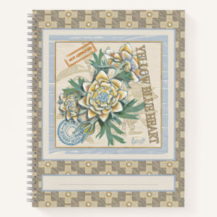 Carnet G Bureau de la création Fleur jaune