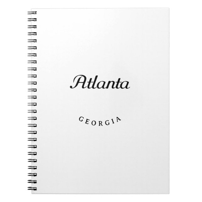 Carnet GA d'Atlanta (Devant)