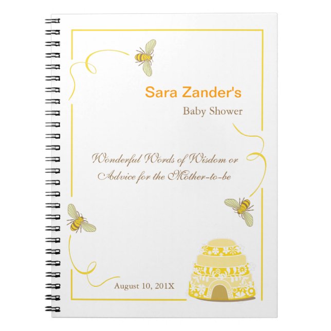 Carnet Gaffez le bloc - notes de baby shower de conseils (Devant)