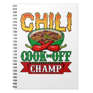 Carnet Gagnant de la compétition Chili Cook Off Champ