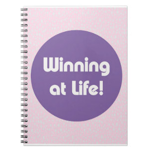 Carnet Gagner à la vie Typographie