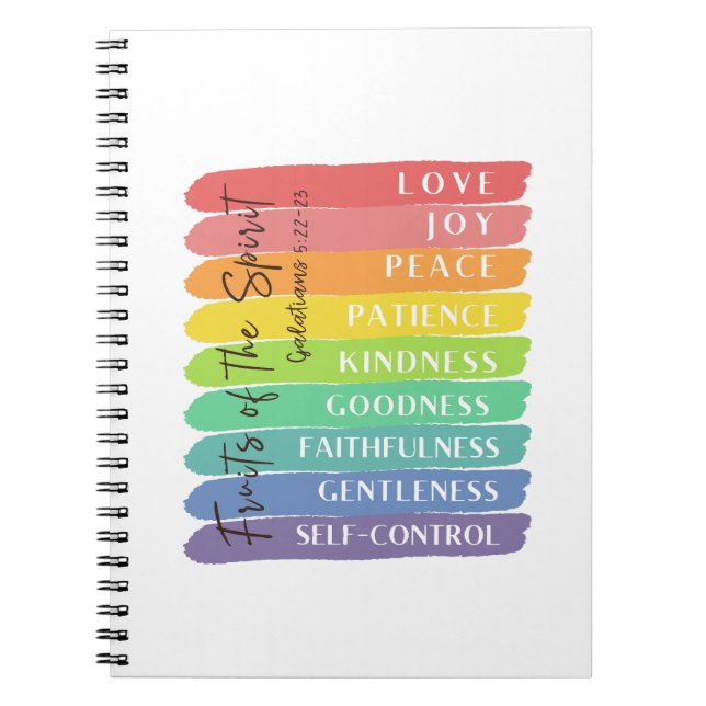 Carnet Galates 5:22-23 Fruit de l'Esprit (Devant)