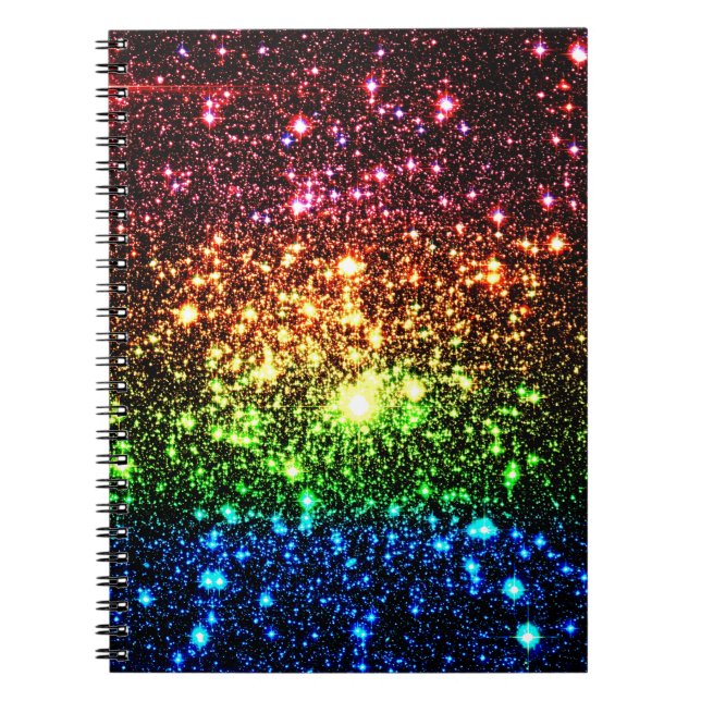 Carnet Galaxie arc-en-ciel (Devant)