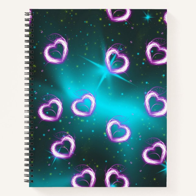 Carnet Galaxie de coeur (Devant)