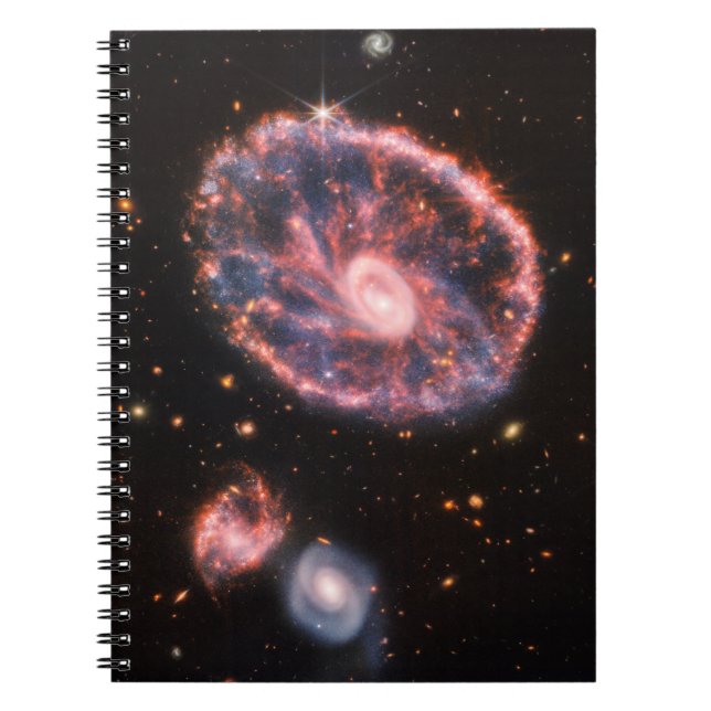 Carnet Galaxie du Cartwheel, télescope spatial James Webb (Devant)