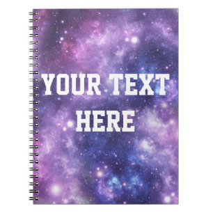 Carnet Galaxie personnalisée