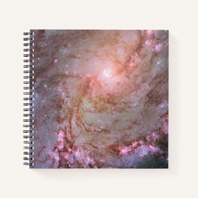Carnet Galaxie Spirale M83, Ablaze Avec Formation Star. (Devant)