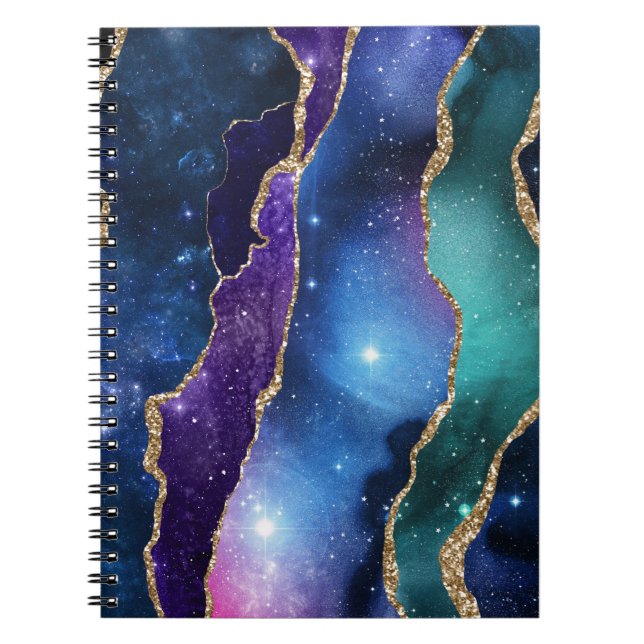 Carnet Galaxy Agate Series Design (Devant)