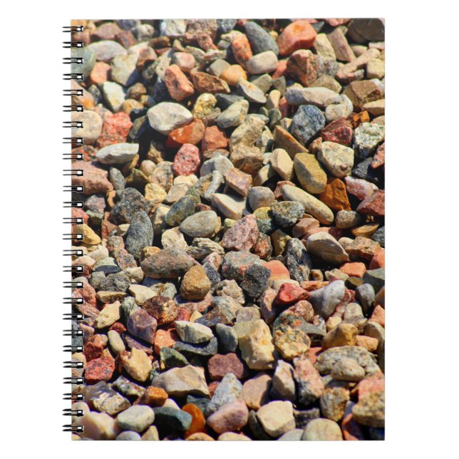 Carnet Galets roches texture colorée (Devant)