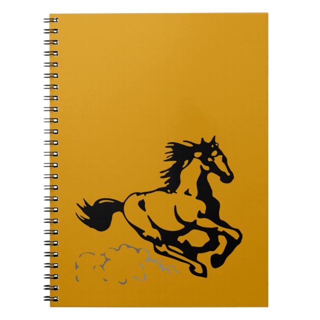 Carnet Galloping Horse sauvage et libre (Devant)
