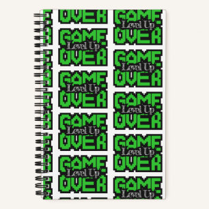 Carnet Game Over, Level Up : Aventure rétro en pixels