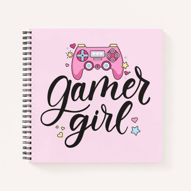 Carnet Gamer fille (Devant)