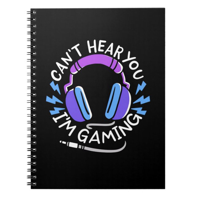 Carnet Gamer Je Joue (Devant)