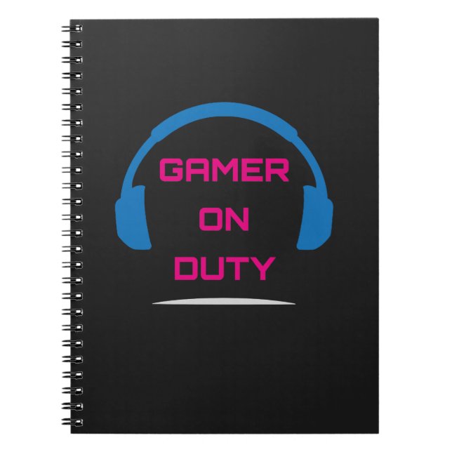 Carnet Gamer On Duty Video Game (Devant)