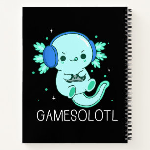 Carnet Gamesolotl Axolotl Gamer