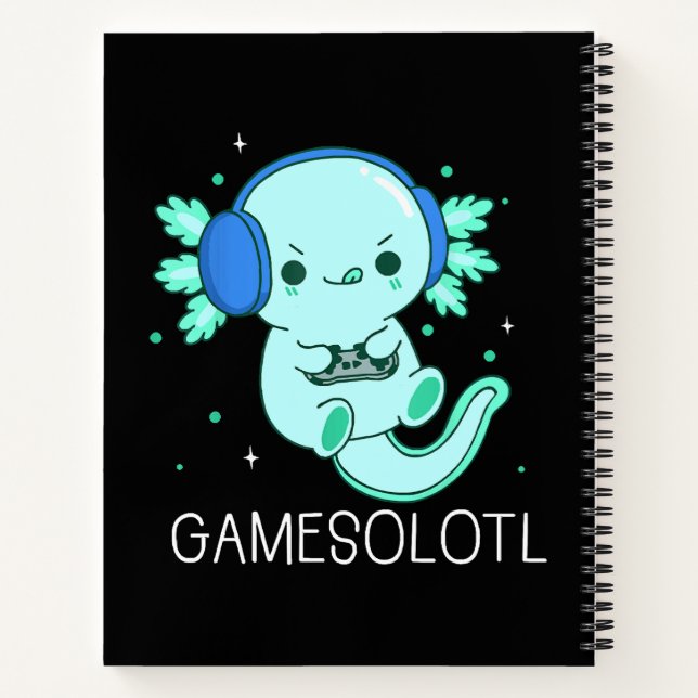 Carnet Gamesolotl Axolotl Gamer (Dos)