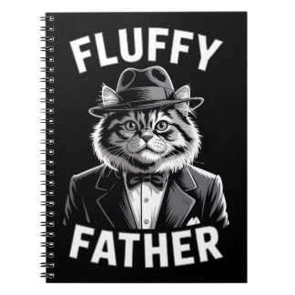 Carnet Gangster Chat Fluffy Père