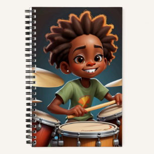 Carnet Garçon batteur