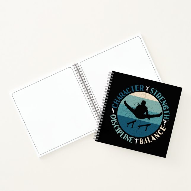 Carnet Garçons Gymnastique Caractère Force Discipline (Intérieur)