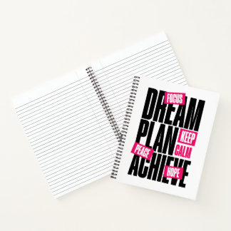 Carnet Garde Calme Espoir Paix Motivationnel