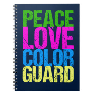 Carnet Garde de couleurs Peace Love
