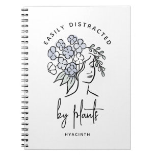 Carnet Gardener distrait Boho Floral mignon Plante