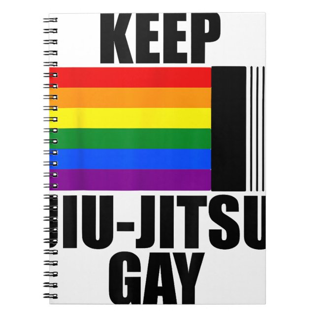Carnet Garder Jiu Jitsu Gay Shirt LGBT Gay pride Mois 202 (Devant)