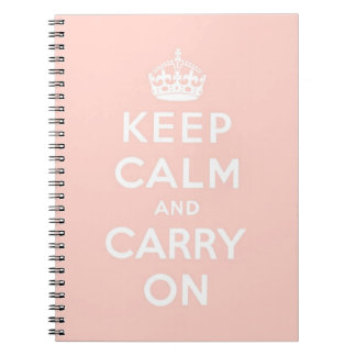 Carnet gardez le calme et continuez l'original
