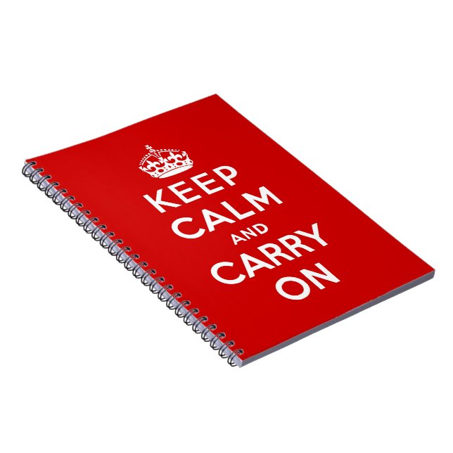 Carnet gardez le calme et continuez l'original (Côté Droit)