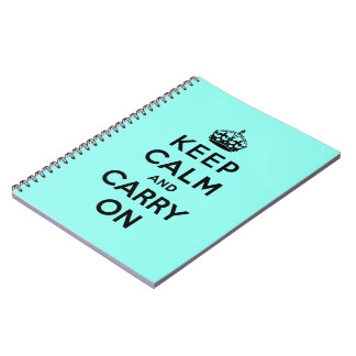 Carnet gardez le calme et continuez l'original