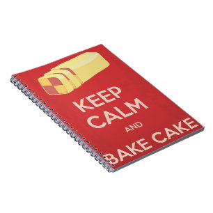 Carnet Gardez le calme et faites cuire un gâteau
