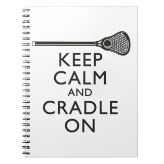 Carnet Gardez le calme et le berceau sur la lacrosse